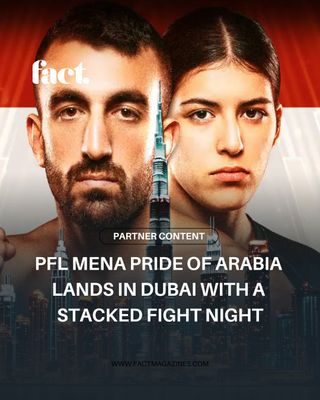 PFL MENA Pride of Arabia is bringing knockout action to Coca-Cola Arena on 24 May. The UAE’s Mohammad Yahya headlines a huge clash against Tunisia’s Mehdi Saadi, while rising Emirati talent Zamzam Al Hammadi makes her PFL debut.

Who are you backing on fight night?

Hit the link in bio to learn more

#factmagazine  #pflmena #dubai #fightnight #pfl

[ dubai • mma dubai • coca cola arena events • pfl mena 2026 tickets • pfl in dubai • fight night dubai • pfl fight night ]