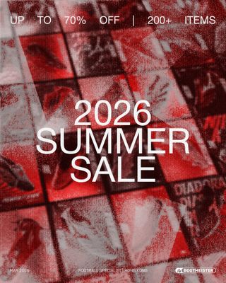 2026 SUMMER SALE | 一件即滅
FG | AG | HG 草地足球鞋 低至三折發售
16.5.2026 - 31.5.2026

🛒💳 𝘄𝘄𝘄.𝗯𝗼𝗼𝘁𝗺𝗲𝗶𝘀𝘁𝗲𝗿.𝗰𝗼𝗺
🏪📌 旺角西洋菜南街2號添置商業中心14樓全層 （旺角MTR B2出口）