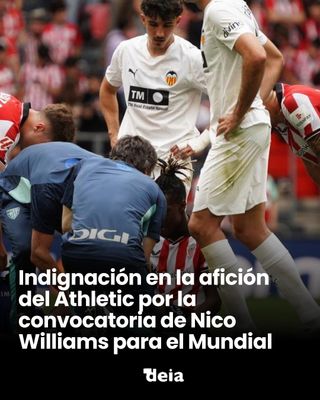 🔴⚪ Nico Williams tiene asegurada su presencia en la que será su segunda cita mundialista. Y eso es algo que no ha sentado del todo bien a la afición del @athleticclub, que ve cómo su equipo tiene que finalizar la temporada sin uno de sus mejores jugadores y que este, con todo, sí que estará disponible para De la Fuente

📲 Información completa en el enlace de la biografía y en nuestras stories 
💬 Contadnos vuestra opinión en comentarios ⬇️