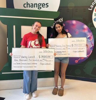 🎓✨ Congratulations to our 2026 PTSO Senior Community Impact Scholarship Recipients! ✨🎓

The Excelsior PTSO is proud to award this year’s Community Impact Scholarship to Haley Carrol and Naomy Diaz-Aparicio! 

The Community Impact Scholarship recognizes graduating seniors who have made a difference in their communities through service, leadership, and meaningful contributions. Whether impacting their home, school, or broader community, these students exemplify what it means to lead and serve others.

We are excited to celebrate Haley and Naomy for the positive impact they have made on those around them and for the example they set for future students.

Even more exciting, both recipients will be attending UNC this August! We know they will continue making a difference as they begin this next chapter.

Please join us in congratulating Haley Carrol and Naomy Diaz-Aparicio on this well-deserved honor and wishing them success at UNC! 🐏🩵