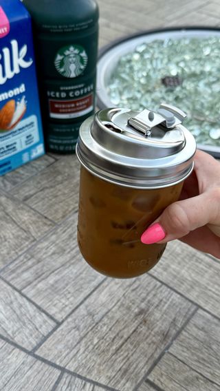 Mason jar drinking lids that are leak proof!!! Comment “NEED” and I’ll send you a DM with the link!!

These mason jar pour spout lids are one of those little kitchen upgrades that make such a difference 🙌 They turn wide mouth mason jars into easy pour pitchers/glasses for iced coffee, juice, tea, dressings, smoothies, and more!!

#amazonhome #amazonfind #masonjarlid #gadgets #kitchengadget