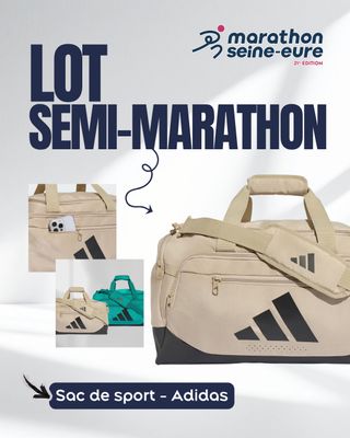 🔥 Certains hésitent encore pour le Semi…
Pendant que d’autres pensent déjà à quel coloris choisir 😅

Le lot 2026 du Semi-Marathon ?
👉 𝗨𝗻 𝘀𝗮𝗰 𝗔𝗱𝗶𝗱𝗮𝘀 𝗗𝗲𝗳𝗲𝗻𝗱𝗲𝗿 𝘂𝗹𝘁𝗿𝗮-𝗽𝗿𝗮𝘁𝗶𝗾𝘂𝗲 🎒

Et honnêtement… il risque de vous suivre bien après la course 😏

👀 Retrouvez les lots des autres épreuves sur notre profil ! 

💬 Et vous, vous utilisez déjà un sac spécifique pour vos courses ?

#MarathonSeineEure #Running #semimarathon