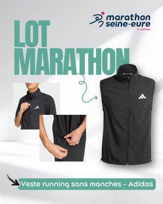 🏁 Finir un marathon, c’est déjà une récompense.
Mais repartir avec cette veste Adidas… ça aide aussi 😍

Le lot Marathon 2026 est officiellement dévoilé 🔥
Une 𝘃𝗲𝘀𝘁𝗲 𝗿𝘂𝗻𝗻𝗶𝗻𝗴 𝘀𝗮𝗻𝘀 𝗺𝗮𝗻𝗰𝗵𝗲𝘀 𝗔𝗱𝗶𝗱𝗮𝘀 pensée pour les runners qui aiment autant performer… que bien s’équiper 😏

⚠️ Et pendant ce temps :
👉 Les dossards continuent de partir très vite 😛

👀 Restez connectés, les lots du Semi et de l’Ekiden méritent aussi le détour…