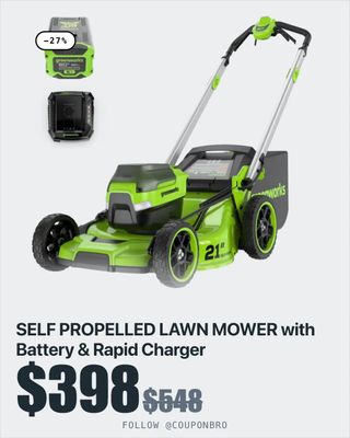 Comment “Send” and I will send you the 🔗

SELF PROPELLED LAWN MOWER with Battery & Rapid Charger now $398 Reg. $548! 🏃 💨💨🔥

👉🏼Find the deal in my BIO @couponbro or type into your browser https://go.sylikes.com/faE4iATNtFox 🛒
👉🏼Links are affiliated AD 

#couponbro #walmartfinds #backyard #gardenoutdoor #house