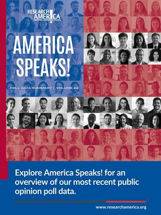 Don't miss the latest volume of America Speaks! Use this poll data summary from Research!America when contacting your elected officials, writing letters to the editor, op-eds or articles, giving speeches, and advocating for research to improve health. 

Link in bio. 

#PublicOpinion #Polling #Surveys