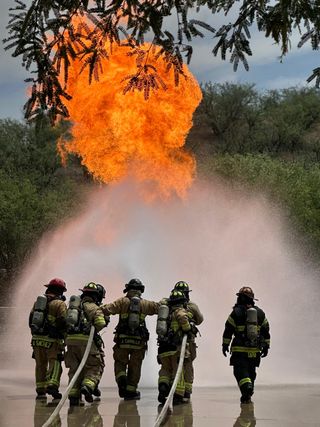 Rio Rico Fire District’s new $2 million training facility – a versatile, configurable building that hosts live fire up to 1,200 degrees Fahrenheit – will serve as a statewide and even binational training hub for firefighters.

Fire Chief Adam Amezaga expects the tower to be used more than 150 times a year.

“Before we had to go all the way to Pima County to get this training or Maricopa,” he said. 

Read the full story at link in bio.
By @alessandra.dezubeldia