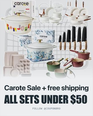 Comment “Send” and I will send you the 🔗

Carote Sale + free shipping ALL SETS UNDER $50 🏃 💨💨🔥

👉🏼Find the deal in my BIO @couponbro or type into your browser https://amzn.to/3RHRppl 🛒
👉🏼Links are affiliated AD 

#couponbro #amazonfinds #homekitchen #kitchen #kitchengadget