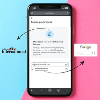 Get More Local News with Nogales International as a preferred source on Google

When you add Nogales International as a Preferred Source, our stories are more likely to appear in Google's Top Stories section when they're relevant to your search. It's a simple way to stay connected to the local news, community updates, and in-depth reporting that matters most to you.

Setting up your preferred sources takes less than 30 seconds at https://www.google.com/preferences/source?q=nogalesinternational.com