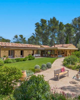 Set in a secluded pine parc with wonderful Alpilles views, just two kilometers from Saint-Rémy — your tranquil retreat at Villa Bellevue. 🌲🏔️
📍 Saint-Rémy-de-Provence · Alpilles · Provence

Recently renovated and fully air-conditioned, this beautiful property sleeps eight across four luxurious ensuite bedrooms, all on the ground floor with terrace access. Furnished with high-end materials and attention to detail: spacious bright living room with sitting area, cozy TV room, and dining area opening onto a fully equipped kitchen.

Beautiful terraces with outdoor lounges and shaded dining areas overlook a magnificent parc of pine trees. A few steps up lead to the pool area with wonderful views of the Alpilles range. Large, unspoiled, beautifully maintained grounds. Pétanque court completes this incredible setting.

The beautiful boutiques, shops, and restaurants of Saint-Rémy just two kilometers away. Hiking or biking directly from the property makes this an ideal place to discover the Alpilles.

The incredible standard combined with beautiful unoverlooked garden and proximity to Saint-Rémy make Villa Bellevue one of a kind.

Contact one of our Villa Rental Specialists to check availability at the link in our bio.

Weekly rates starting from €9,475.