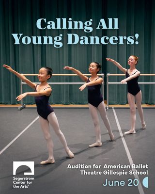 🩰Ready to take the next step in your dance training?
Join us for the ABT Gillespie School 2026–27 Open Audition on June 20.
Prospective students ages 8+ must audition for acceptance into the program, either by attending the open audition or submitting a video audition.
Students under age 8 may join through Open Enrollment (starting June 22), with no audition required.
✨ Fall semester begins August 24–29
https://go.scfta.org/ABTGauditions

P.S. Looking for something this summer? Our public summer classes for ages 3–18 are currently underway and still accepting students, and our one-week Summer Camps for ages 4–7 begin June 22 and August 3.
Please email us at abtgillespieschool@scfta.org to register.