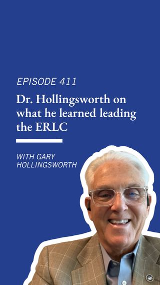 After nine months leading the ERLC through a season of transition, Dr. Gary Hollingsworth joined us on the podcast to reflect on what he learned from pastors, state convention leaders, policymakers, and Southern Baptists across the country.

Join us as he shares his hopes for the future of Southern Baptists serving faithfully in the public square. 🙏

🎧 Listen now wherever you stream your podcasts.