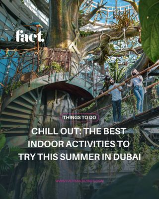 As the temperature rises here in Dubai, the seasonal lifestyle shifts entirely indoors, trading the heat for unexpected sanctuaries, from snow slopes to world-class theatre. ✨

This is a look at the spaces and experiences defining the city’s indoor agenda. 

Read the full piece at the link in our bio. 

#factmagazines #visitdubai #summerplans

[ indoor activities dubai • things to do in dubai summer • indoor attractions dubai ]