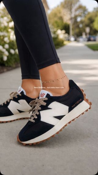 ✨Comment “SHOP” and I’ll send you the link to these New Balance shoes!! Love how the laces can change up everything!! 

#newbalance #shoes #shoestagram #sneakers #neutralshoes