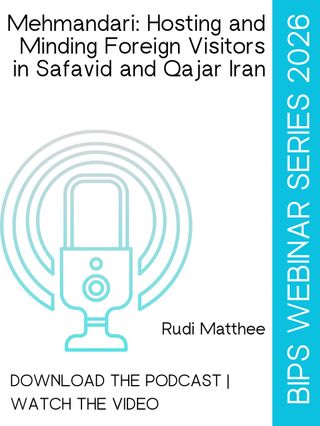 #RECORDINGS | Our June 2026 webinar with Rudi Matthee is now online!

📺 Watch on YouTube: bit.ly/49obln8
🎧 Listen on our website: bit.ly/4eIWl6w

#BIPS #research #podcast #iran #mehmandari #webinar