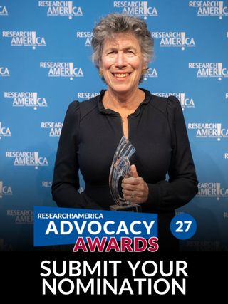 🏆 Have you submitted your nomination yet?

If you know an exceptional research advocate, make sure you nominate them for our 2027 Advocacy Awards by next Friday, July 17! 
 
We are looking for individuals and organizations whose commitment to advocacy for research and innovation has advanced medical and public health progress in a profound way. Visit the link in our bio to browse the list of awards and nominate someone who deserves this distinguished honor. 

#RAAwards