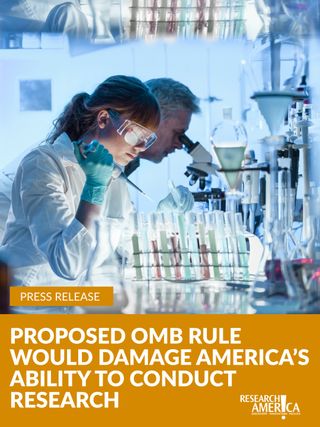 Research!America has filed comments opposing a proposed Office of Management and Budget rule that would severely damage America's ability to conduct lifesaving research. Among other impacts, this rule would replace merit-based decision-making with political decision-making and give the government broad new authority to terminate research midstream at the expense of taxpayers and patients. 

Read more about the comments we filed at the link in our bio. 

#STEM #Research #HealthResearch #OMB #FederalGrants