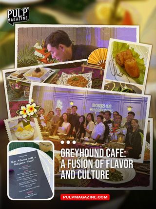 Experience Greyhound Cafe's vibrant new Thai-Filipino fusion menu this July, featuring creative contemporary twists on Filipino dishes we love.

READ: tinyurl.com/GreyhoundCafe 

#GreyhoundCafe #food #PULPMagazine