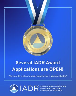 Applications are open! Use the link in our bio to apply. 🏆

#DentalResearch #OralHealth #ResearchAwards