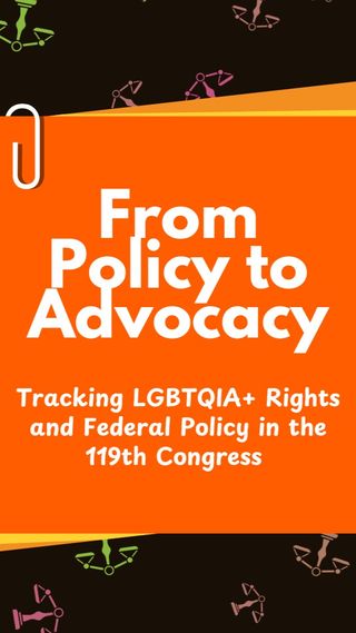 You’ve seen the heat maps. You’ve heeded the warnings. You know it’s not great lately for 2SLGBTQIA+ people in the U.S. (well, it’s never really been great has it). But, do you want to learn more about what’s ongoing and unfolding this past year, specifically? And, are you curious about how that’s related to the broader history and trajectory of rights in the U.S? We’ve got you.

2026 Co-Director of Public Engagement, Jesus Reyes, put together a searchable Airtable that monitors and tracks federal legislation across a number of different areas of life (work, education, sports, public access, etc.), color coded by intensity of restrictions/impact. He also made an interactive timeline, where you can scroll from 1924 to today—more than 100 years!—to see key events in history that impacted the development or and support for broader gender and sexuality-based rights in the U.S.

We invite you to explore this work (linked in our bio) and let us know what you think!
 
 

 
 
 
 
 
 
 
 
#policy #politics #education #government #community #publicpolicy #health #research #legislation #advocacy #change #humanrights #democracy #socialjustice #Congress #Senate #HouseOfRepresentatives #PublicOpinion