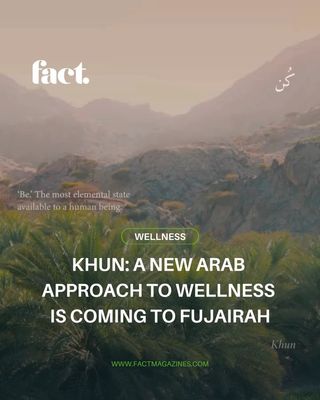 Khun centers its approach to preventive health around historic Arab and Islamic traditions. 🍀

The premise relies entirely on 48 hours of intentional solitude (where the raw Fujairah mountains, shifting daylight, and careful architecture naturally dictate the pace). 

Opening in late 2026, it lets the environment itself become the remedy. 

Hit the link in bio to learn more

#factmagazine #khun #fujairah #wellness #fujairahwellness

[ khun wellness retreat fujairah • Arab wellness approach ]