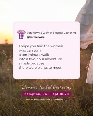 Tag a friend you recognize…

Join us September 18-20 in Kempton, PA. Tap the link our bio to register!

#women #womenempowerment #womensherbalgathering #healingvillage #communityhealing 

https://botanicwise.com/whg