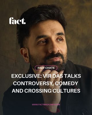Ahead of his highly anticipated show at the Dubai Comedy Festival, we caught up with International Emmy-winner @virdas for an exclusive FACT Chat. 🎤

From his early days performing in the corners of local restaurants to headlining massive arenas, he has navigated the highs and lows of global comedy. Now, he’s bringing his new tour I Say We Run to Dubai. 

We talk pre-show nerves, how audiences keep moving, and the price of going viral. Hit the link in bio for the full chat.

#factmagazine #virDas #dubaiComedyFestival

[ Vir Das Dubai Comedy Festival • Vir Das I Say We Run ]