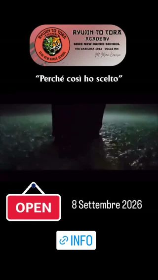 Ryujin To Tora Sede New Dance School OPEN 8 SETTEMBRE 2026