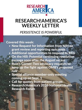 This week's Weekly Letter highlights the importance of persistence in our collective advocacy work. 

The NIH has issued a Request for Information on proposed changes that would reduce grant review transparency. This comes at the same time the OMB is attempting to stack the deck in favor of politicized decision making. We can't let our advocacy waver. 

Read our latest Weekly Letter for advocacy actions you can take to keep up the fight against OMB's proposed rule and its pre-application across federal agencies.
Link in bio. 

#Advocacy #OMB #NIH #FederalGrants #SciPol