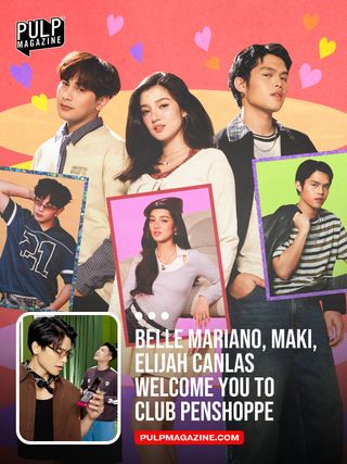 With Belle Mariano, Maki, and Elijah Canlas joining the club, the colorful new Club PENSHOPPE: All Access collection is inspired by 90s youth culture! Check out the article by clicking the link in our bio.

READ: tinyurl.com/ClubPENSHOPPE 

#PENSHOPPE #BelleMariano #Maki #ElijahCanlas #fashion #PULPMagazine