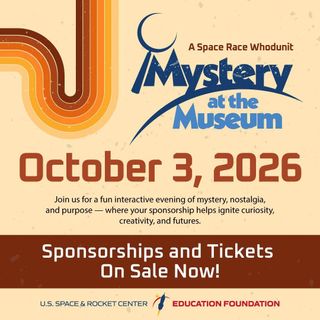 Date night idea: solve a crime under a Saturn V rocket, send a kid on a field trip.

Mystery at the Museum is an after hours, fully immersive whodunit staged in the Saturn V Hall at the U.S. Space & Rocket Center, presented by the USSRC Education Foundation. Every ticket helps fund field trips for Title I students, which means the kids who most need a day at the Rocket Center get one.

Here's the setup. The museum is throwing a gala to unveil a new moon rock jewelry exhibit, made in collaboration with Huntsville's own Kathy Chan. A handful of wealthy, eccentric donors get an early preview. Then the jewelry gets stolen and swapped with a fake. Now a panicking curator and a security chief who started the job about five minutes ago have to find the thief before the press and the museum director catch wind of it.

That's where you come in. Cryptic clues, playful "crimes," interactive storytelling, and enough twists that you'll start side eyeing the person you came with.

"Huntsville, We Have a Problem" was written by Lillian Wells and is produced and directed by Brianna Bond.

🚀 October 3, 6 to 9 PM
📍 Saturn V Hall, U.S. Space & Rocket Center
🎟️ Tickets start at $75
⏰ Registration closes September 25

Grab a sitter and go be nosy for a very good cause.

Head to the link in our bio to snag your tickets!

https://secure.qgiv.com/for/mysteryatthemuseum/event/mysteryatthemuseum/