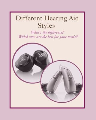 NEW BLOG POST! Link in the story!
🦻🏼Hearing aids come in many styles, and the right choice depends on your hearing needs, lifestyle, and comfort. 

In the Ear:
✨ No components behind the ear — ideal for those who wear glasses, masks, or oxygen tubing
✨ Easy insertion and handling

Receiver in the Canal:
✨ Discreet, streamlined design
✨ Natural, balanced sound quality
✨ Reduced “plugged” or blocked-ear sensation
✨ Simple, accessible volume controls

Behind the Ear:
✨Can provide the power and technology needed for greater hearing challenges
✨ Durable designs that can be a great option for active lifestyles
✨ Easier cleaning and handling for those with dexterity challenges 

Not sure which style is right for you? Our audiologists can help you find the best fit for your hearing and lifestyle.

📞 Book an appointment today!
780-244-HEAR (4327)

#HearingAids #Audiology #HearingHealth #HearingLoss #HearingCare