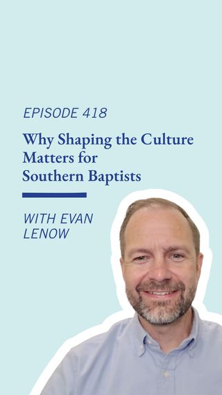 What does it look like for Southern Baptists to be salt and light—and make a meaningful difference in the communities where God has placed us? ⛪💡

Today, we’re introducing a new podcast series, Southern Baptists Shaping the Culture, to encourage you with examples of Southern Baptists who are bringing the truth of God’s Word to bear, not only in the halls of Congress, but in their local communities. 

By sharing these stories, we hope to spur you on to ask, “What can I do?” as you engage the culture with the hope of the gospel? 

🎙️ Listen to the first episode with Dr. Lenow now, wherever you stream your podcasts!