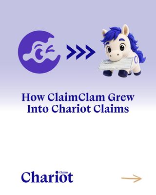 ClaimClam helped everyday people find and file class action claims. Now, as Chariot Claims, that same mission is expanding into mass arbitration, giving consumers an even stronger way to fight back against corporate wrongdoing.

Read more about our rebrand at the link in bio! 

#chariotclaims #claimclam #consumerjustice #classaction #massarbitration