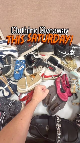 A little preview of what’s waiting for you tomorrow! 👀👕👟

There is LOTS to choose from—and everything is completely FREE! Clothing, shoes, and belts are available in sizes from infant through adult. Everyone is welcome!

📅 Saturday, September 5
⏰ 9:00 AM–12:00 PM
📍 4170 S. Ranch House Pkwy, Gilbert

Send this to someone who needs to see it! 🧡

#GilbertAZ #EastValleyAZ #ArizonaEvents #CommunityEvent #freeclothing
