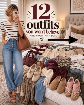 Like and type “WANT” for details!! 🙌🏻💕

Fall outfits are officially my favorite 😍🍂 I rounded up 12 Amazon looks that are SO cute for this time of year! Think cozy knits, easy denim, cute sneakers + all those burgundy and neutral fall colors I’m loving right now.