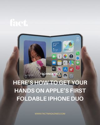 Apple has officially entered the foldable era with the iPhone Duo.

Unveiled alongside the iPhone 18 Pro, AirPods 5 and Apple Watch Series 12, Apple’s first foldable iPhone switches between a compact 5.4-inch display and a 7.6-inch inner screen. The new format also introduces features built specifically for the larger display, including Split View multitasking and new ways to use the camera when folded.

Which iPhone Duo feature would change how you use your phone the most?

Hit the link in bio to learn more.

#iPhoneDuo #Apple #iPhone18 #AppleEvent #FACTMagazine

[ iphone duo • apple foldable iphone • iphone duo 2026 • iphone duo uae • iphone duo price • iphone 18 pro • apple september 2026 • foldable phones ]