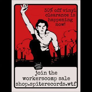 Sale is on vinyl only, and is automatic at checkout. Sale is indefinite, because I can just get new inventory once this is over, and I have no idea when that will be.

Given that a workers comp dr, who had not seen me before on this case, let me know in 5 minutes of a video apt, that he was closing my worker's comp claim, after the last dr from that office, 3wks prior, put in his notes that he anticipates permanent impairment, the income which barely funds anything while I wait to return to the day job has completely disappeared. This is your chance to clear out the distro for way less than was paid to stock anything, while the uncertainty of tomorrow has me nauseated with stress, and hoping that the legal team I engaged can get the insurance company to think critically about what they are doing.

Meanwhile, my personal dr, doesn't want to clear me for work until I see a neurologist for the brain hemorrhage, and get an MRI on my back, after whatever happened to me at the end of May, so when the worker's comp ends, I'll still have to try and pull the temporary disability from my insurance, which I can't pull simultaneously with worker's comp. It's been a stressful several months; well, more stressful than usual.

#spiterecords #recorddistro #recordsale