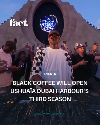 Google “Black Coffee” and you will find the South African DJ long before the morning brew. That is the kind of status we are talking about.

The Grammy winner is returning to headline the season opener at Ushuaïa Dubai Harbour on Saturday, 24 October. After drawing crowds of over 15,000 for his previous shows, he is taking over the open-air stage with his signature Afro house sound.

Tickets and VIP tables are live now.

#factmagazine #blackcoffee #ushuaiadubai #dubaiharbour 

[ black coffee dubai • ushuaia dubai harbour ]