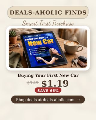🔥 Buying Your First New Car
💰 $1.19 (was $3.49) — 66% OFF
👉 https://deals-aholic.com/d/B07QCSB41F
🔗 Link also in bio
🎁 Would you gift this to a friend?
#dealsaholic
#ad