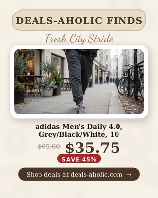 🔥 adidas Men's Daily 4.0, Grey/Black/White, 10
💰 $35.75 (was $65.00) — 45% OFF
👉 https://deals-aholic.com/d/B0CKMCCSN2
🔗 Link also in bio
💬 What do you want me to post next?
#dealsaholic
#ad
