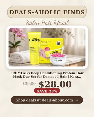 🔥 FROMLABS Deep Conditioning Protein Hair Mask Duo Set for Damaged Hair | Keratin Repair Treatment for Dry, Frizzy, Bleached & Color Treated Hair | For Curly, Wavy & Straight Hair | Korean Hair Care
💰 $28.00 (was $39.00) — 28% OFF
👉 https://deals-aholic.com/d/B0FTM5H11C
🔗 Link also in bio
💸 Would you pay full price for this?
#dealsaholic
#ad