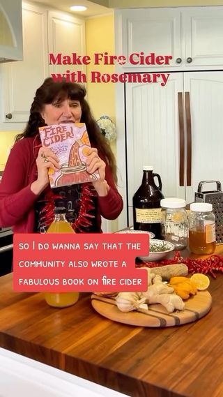Have you made your Fire Cider 🔥 for this season? Now’s a great time to make a big batch in preparation for winter colds!

Tap the link in my bio @rosemarygladstar to get the Fire Cider book - a compilation of Fire Cider recipes from the herbal community! 

And a big shoutout to Kathi Langolier of @herbalrevolution, Mary Blue @maryblueherbalist, and Nicole Telkes @herbcrafter for the ❤️🔥 they brought to keep Fire Cider trademark free!

#rosemarygladstar #firecider 
https://scienceandartofherbalism.com/product/fire-cider/