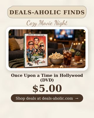 🔥 Once Upon a Time in Hollywood (DVD)
💰 $5.00
👉 https://deals-aholic.com/d/walmart-sd-20139936
🔗 Link also in bio
✨ Is this going on your wishlist?
#dealsaholic
#ad