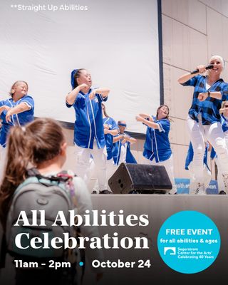 🎉✨ Join us for an afternoon of creativity, connection, and celebration at our sixth annual All Abilities Celebration!

Enjoy live performances, interactive workshops, hands-on activities, community resources, and more. 🎨 Plus, catch a special performance by Studio D’s newly formed student company!
🌟 Free and open to the public. Everyone is welcome!
📅 October 23 | 11:00 am - 2:00 pm
🎟️ FREE | 👨‍👩‍👧 All ages
https://go.scfta.org/AllAbilitiesCelebration26