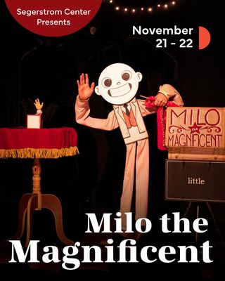 Enter the dazzling world of puppetry as we follow Milo on his journey to become a magician! 🪄

Milo’s magic tricks might not always turn out as planned, but the spectacle, humor, and creativity guarantee a show the whole family will love!

Inspired by turn-of-the-century vaudeville, you do not want to miss Milo the Magnificent live November 21-22!

https://go.scfta.org/Milo26