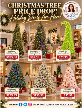 🎄🚨 CHRISTMAS TREE PRICES JUST DROPPED! 🚨🎄

😍 Gorgeous Christmas trees starting at ONLY $42.99! 🎁✨

🔥 HUGE markdowns on holiday favorites!
🎄 Pre-lit, flocked & colorful trees!

🏃‍♀️ Don’t wait—these deals may not last!

💬 Comment LINK for the link! 🔗

https://creatorlink.shop/4BptmOn
#ad #affiliate #ChristmasTreeDeals #HolidayDeals #SaveWithNina