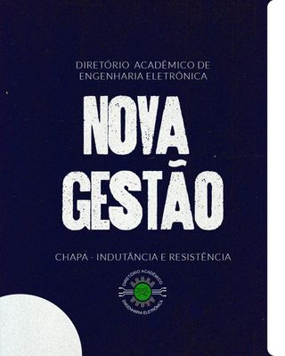 É com bastante satisfação, que apresentamos oficialmente a todos a nova gestão DAEEN 2022/2023 do Diretório Acadêmico de Engenharia Eletrônica da Unidade Acadêmica do Cabo de Santo Agostinho, Campus da UFRPE.

Um ciclo se encerra para dar lugar a outro com novas experiências, novos olhares e uma perspectiva NOVA! 

Parabéns aos novos integrantes, diretores e diretoras! A continuidade está garantida, assim como o apoio dos gestores anteriores aos novos projetos.

CHAPA - Indutância e resistência! - 2022/2023

Diretoria Geral:
* Presidente: Wendell Figueiredo - T2018.1
* Vice Presidente: Cleyton Rodrigues - T2021.2

Diretoria Financeira
* Coordenação: Melissa Áquila - T2021.2
* Vice coordenação: Matheus Alencar - T2017.1

Diretoria de comunicação
* Coordenação: Wendler Wendell - T2020.1
* Vice Coordenação: Rafael Ximenes - T2021.2

Diretoria Cultural
* Coordenação: Richard Henrique - T2021.2
* Vice Coordenação: Giulia Perruci - T2017.2

Diretoria de Esporte e Lazer
* Coordenação: Fabrício Lemos - T2021.2
* Vice Coordenação: Victor Kenji - T2018.1

Diretoria de Educação, Tecnologia e Inovação
* Coordenação: Cláudio Ricardo - T2020.1
* Vice Coordenação: Kelvin Maia - T2018.1

Diretoria de Questões Estudantis
* Coordenação: Carlos Lira: T2019.1
* Vice coordenação: Kelve Leal: 2018.1

E se você também quizer fazer parte do time, entre em contato conosco!

#ufrpe #uacsa #daeen  #novagestao #diretorioacademico #eleicao #chapaeleita #engenhariaeletronica #novadiretoria
