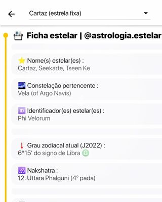 Este post é especialmente pra você que adora jogar aquele truco ou aquela canastra: conheça a estrela das cartas! 🃏

Tem alguma outra estrela fixa que você gostaria que eu trouxesse uma linha do tempo? Me conta nos comentários!

#astrologiaestelar #astrologia #fichaestelar #linhadotempo #estrelasfixas #estrelafixa #Cartas #cardgame #cardgames #uttaraphalguninakshatra #libra #planetas #Yugioh #PvZHeroes #PlantsvsZombiesHeroes #MTG #MagicTheGathering #Munchkin