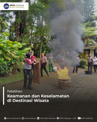 Pelatihan " Keamanan dan Keselamatan di Destinasi Wisata" diikuti peserta perwakilan dari berbagai Destinasi Wisata di Kota Bandung yang berlangsung dari 3 Oktober sampai dengan 5 Oktober 2022.

Diselenggarakan oleh Dinas Kebudayaan dan Pariwisata Kota Bandung berkolaborasi dengan LPK AMA Institute sebagai mitra penyedia pelatihan.

Intip keseruan pelatihan kali ini dengan cek foto-foto di slide selanjutnyaa

Terima kasih atas antusiasme peserta, sampai bertemu di pelatihan LPK AMA Institute lainnya ! 😊

Salam Sehat Selalu
AMA Institute
The Partner of Growing Talents

***
📸 Disbudpar Kota Bandung

#Pelatihan_AMAInstitute #pelatihanberbasiskompetensi #pelatihankerja #pelatihan #kerjasama #kolaborasi #lembagapelatihankerja #lembagapelatihan #softskills #softskillstraining