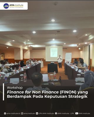 Telah dilaksanakan workshop “Finance for Non Finance (FINON) yang Berdampak Pada Keputusan Strategik” pada tanggal 1 November 2022 di Sari Ater Kamboti Bandung yang dihadiri oleh 21 peserta dengan narasumber Bapak Dr. Syafrizal Ikram, SE., M.Si., Ak., CA., CACP ( Akademisi, Konsultan bidang Akuntansi & Manajemen, Sistem, dan Keuangan ) dan Drs E. Suherman ( Finance & Accounting Manager PT Sari Ater).

Intip keseruan pelatihan kali ini dengan cek foto-foto di slide selanjutnyaa

Terima kasih atas antusiasme peserta, sampai bertemu di pelatihan LPK AMA Institute lainnya ! 😊

Salam Sehat Selalu
AMA Institute
The Partner of Growing Talents

***
📸 @niaanov 

#Pelatihan_AMAInstitute #pelatihanberbasiskompetensi #pelatihankerja #pelatihan #kerjasama #kolaborasi #lembagapelatihankerja #lembagapelatihan #softskills #softskillstraining #finance #nonfinance #financefornonfinance #akunting